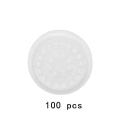 image-20/100pcs Disposable Plastic Flower Holder Sticker Glue Adhesive Pallet Grafted lashes tool For Eyelash Extension Makeup Tools