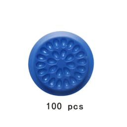 image-20/100pcs Disposable Plastic Flower Holder Sticker Glue Adhesive Pallet Grafted lashes tool For Eyelash Extension Makeup Tools