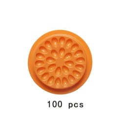 image-20/100pcs Disposable Plastic Flower Holder Sticker Glue Adhesive Pallet Grafted lashes tool For Eyelash Extension Makeup Tools