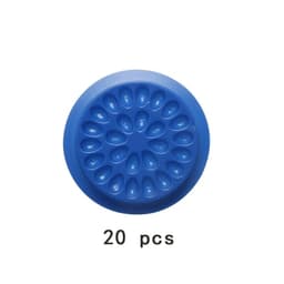 image-20/100pcs Disposable Plastic Flower Holder Sticker Glue Adhesive Pallet Grafted lashes tool For Eyelash Extension Makeup Tools