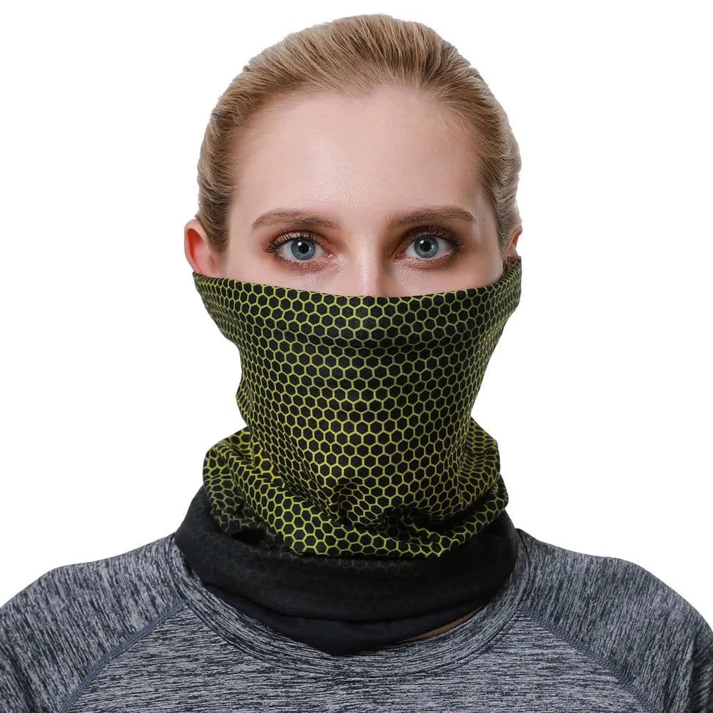 image-2024 New Design Gradient Color Turban For Woman Man UV Protection Bandana Sports Mask Balaclava Cycling Scarf Neck Gaiter