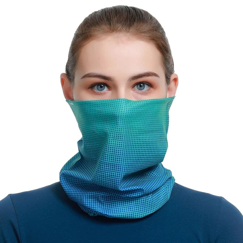 image-2024 New Design Gradient Color Turban For Woman Man UV Protection Bandana Sports Mask Balaclava Cycling Scarf Neck Gaiter
