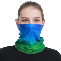 image-2024 New Design Gradient Color Turban For Woman Man UV Protection Bandana Sports Mask Balaclava Cycling Scarf Neck Gaiter