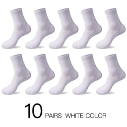image-HSS 2023 Men's Cotton Socks New styles 10 Pairs / Lot Black Business Men Socks Breathable Spring Summer for Male US size(6.5-12)