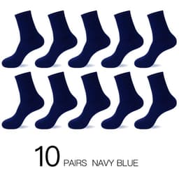 image-HSS 2023 Men's Cotton Socks New styles 10 Pairs / Lot Black Business Men Socks Breathable Spring Summer for Male US size(6.5-12)