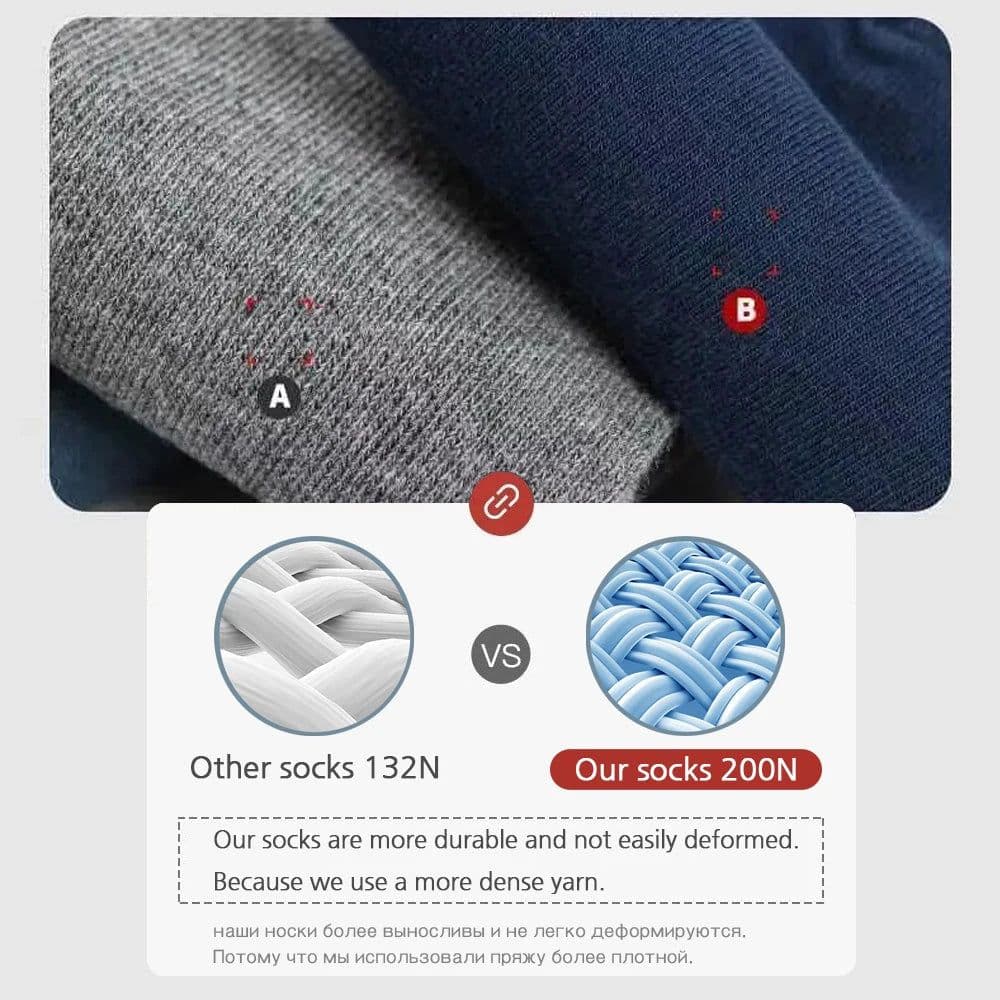 image-HSS 2023 Men's Cotton Socks New styles 10 Pairs / Lot Black Business Men Socks Breathable Spring Summer for Male US size(6.5-12)