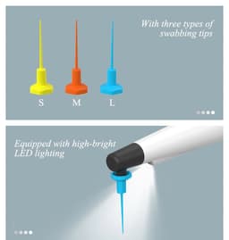 image-60 PCS/Set Dental Sonic Irrigator Tips Endo Sonic Activator Tips For Root Canal Dental Endodontics Instrument