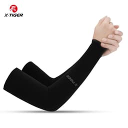 image-X-TIGER Cycling Arm Sleeves Ice Fabric Anti-UV Sunscreen Running Cycling Sleeve Outdoor Sport Cycling Arm Warmers Men Women
