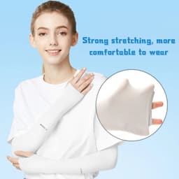 image-X-TIGER Cycling Arm Sleeves Ice Fabric Anti-UV Sunscreen Running Cycling Sleeve Outdoor Sport Cycling Arm Warmers Men Women