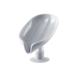 image-Leaf Shape Soap Box Drain Soap Holder Box Bathroom Accessories Toilet Laundry Soap Box Bathroom Supplies Bathroom Tray Gadgets