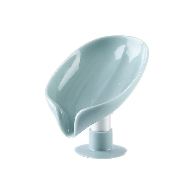 image-Leaf Shape Soap Box Drain Soap Holder Box Bathroom Accessories Toilet Laundry Soap Box Bathroom Supplies Bathroom Tray Gadgets