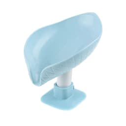 image-Leaf Shape Soap Box Drain Soap Holder Box Bathroom Accessories Toilet Laundry Soap Box Bathroom Supplies Bathroom Tray Gadgets