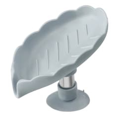 image-Leaf Shape Soap Box Drain Soap Holder Box Bathroom Accessories Toilet Laundry Soap Box Bathroom Supplies Bathroom Tray Gadgets