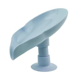 image-Leaf Shape Soap Box Drain Soap Holder Box Bathroom Accessories Toilet Laundry Soap Box Bathroom Supplies Bathroom Tray Gadgets