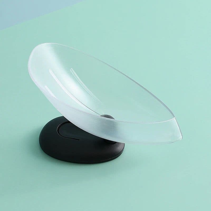 image-Leaf Shape Soap Box Drain Soap Holder Box Bathroom Accessories Toilet Laundry Soap Box Bathroom Supplies Bathroom Tray Gadgets