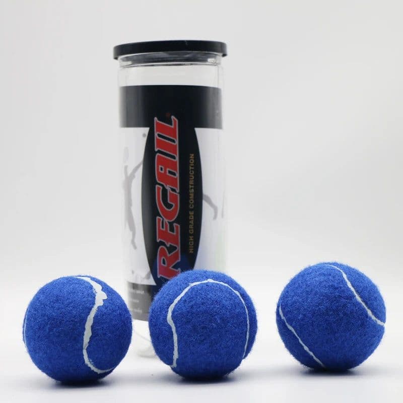 image-tennis training ball 3pcs sky blue tennis practice ball Colorful padel balls Professtiona Trainingl Tennis No pressure ball