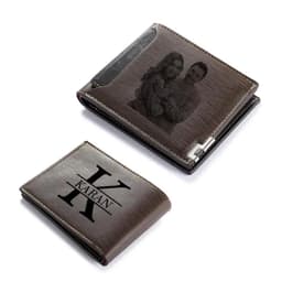 image-Personalized Photo Wallet for Men Customized Picture Name Wallets for Men Gift for Men Father's Day Valentines Gift for Husband