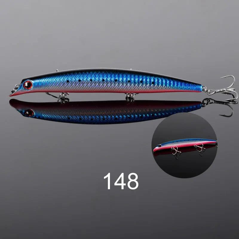 image-Noeby Sasuke Lipless Fishing Lures 120mm16g 150mm24g Floating Minnow Artificial Hard Baits for Pike Bass Saltwater Fishing Lure