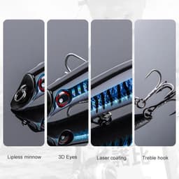 image-Noeby Sasuke Lipless Fishing Lures 120mm16g 150mm24g Floating Minnow Artificial Hard Baits for Pike Bass Saltwater Fishing Lure