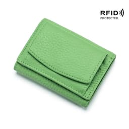 image-New Women Genuine Leather Purses Female Small Cowhide Wallets Lady Coin Bag Card Holder Large Capacity Money Bag Portable Clutch