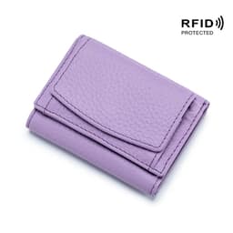 image-New Women Genuine Leather Purses Female Small Cowhide Wallets Lady Coin Bag Card Holder Large Capacity Money Bag Portable Clutch