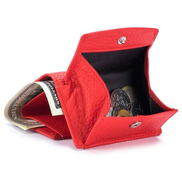 image-New Women Genuine Leather Purses Female Small Cowhide Wallets Lady Coin Bag Card Holder Large Capacity Money Bag Portable Clutch