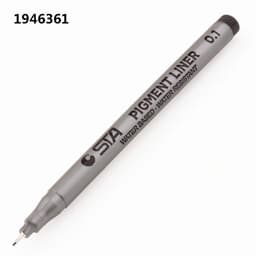 image-Waterproof STA Art Markers brush pen office student School Painting Line Drawing Black fine sketch Pens art supplies