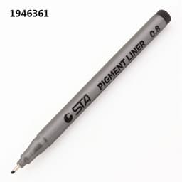 image-Waterproof STA Art Markers brush pen office student School Painting Line Drawing Black fine sketch Pens art supplies