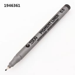 image-Waterproof STA Art Markers brush pen office student School Painting Line Drawing Black fine sketch Pens art supplies