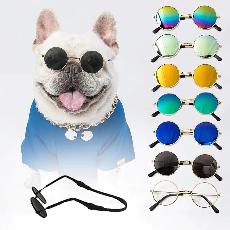 image-For Dogs Cats Pet Accessories Glasses Sunglasses Harness Accessory Puppy Products Decorations Lenses Gadgets Goods For Animals