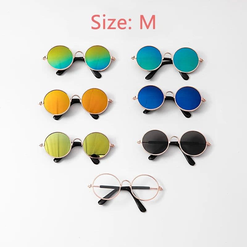 image-For Dogs Cats Pet Accessories Glasses Sunglasses Harness Accessory Puppy Products Decorations Lenses Gadgets Goods For Animals