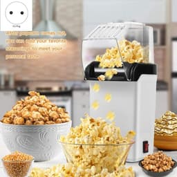 image-220V 110V Home Electric Corn Popcorn Maker Household DIY Automatic Mini Hot Air Popcorn Making Machine Kitchen Kids Gift