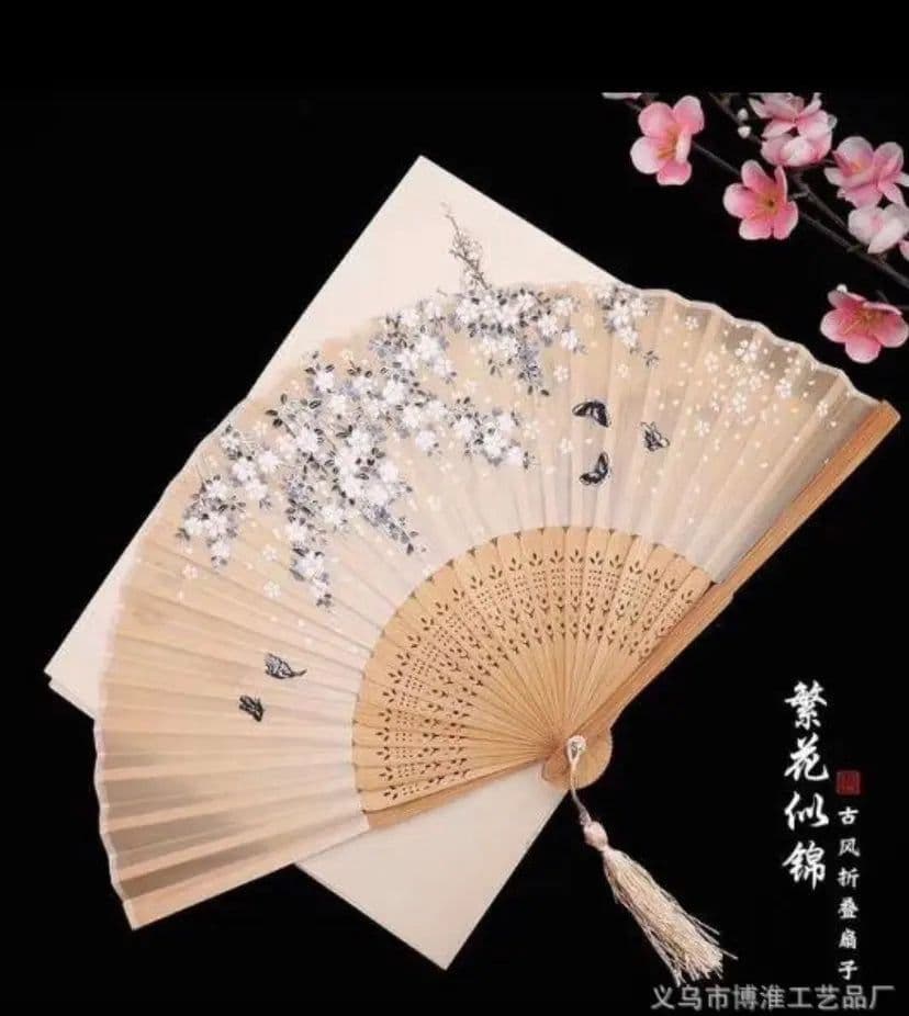image-Bamboo Fold Hand Fans Wedding Chinese Japanese Fan Children China Antique Folding Fan Gift eventail a main Vintage bambu waaiers