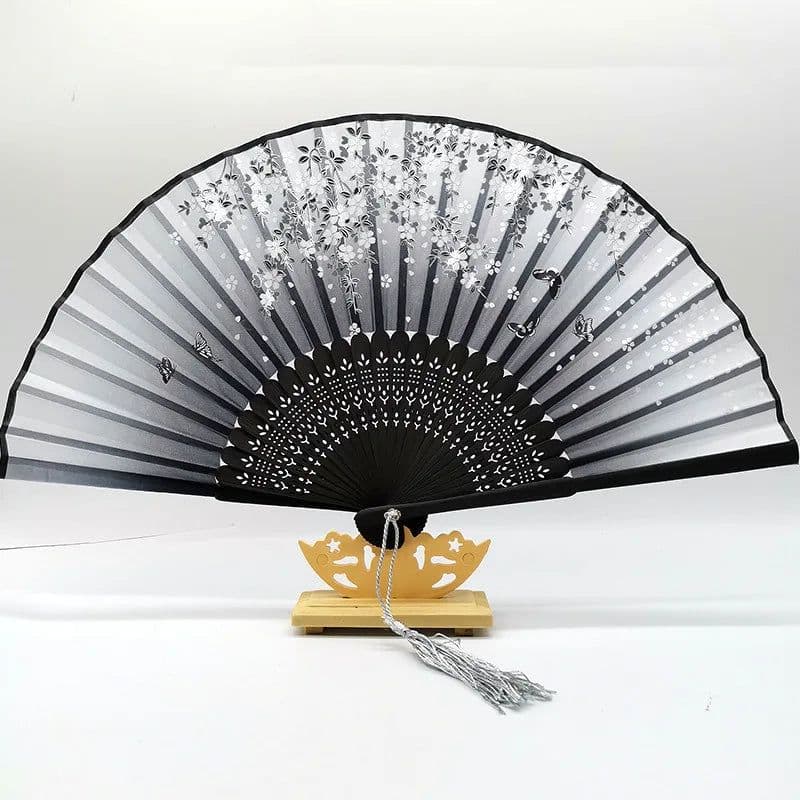 image-Bamboo Fold Hand Fans Wedding Chinese Japanese Fan Children China Antique Folding Fan Gift eventail a main Vintage bambu waaiers
