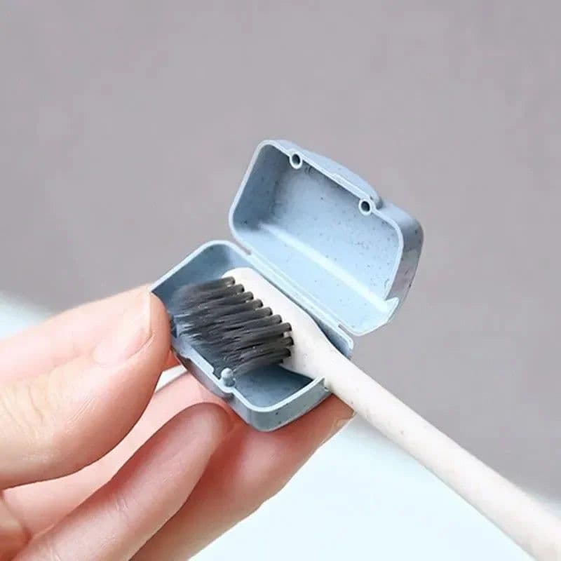 image-4/20Pcs Toothbrush Head Cover Caps Portable Tooth Brush Holder Protector Case for Travel Outdoor Camping Bathroom Organizer