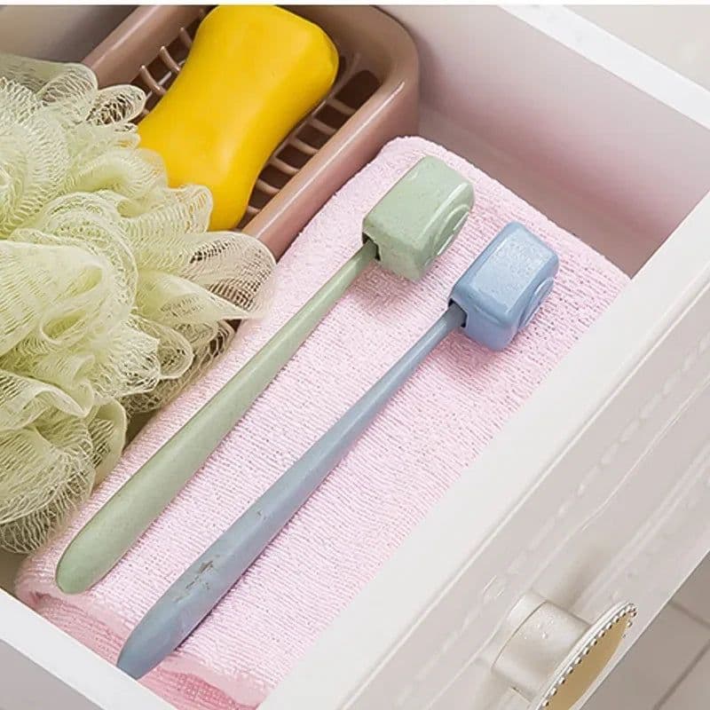 image-4/20Pcs Toothbrush Head Cover Caps Portable Tooth Brush Holder Protector Case for Travel Outdoor Camping Bathroom Organizer