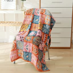 image-Nordic 22 Style New Bohemian Floral Printing Adult Soft Absorbent Cotton Gauze Beach Bath Towel Bathroom Accessories 80×160CM