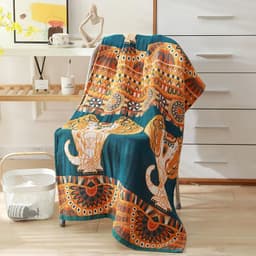 image-Nordic 22 Style New Bohemian Floral Printing Adult Soft Absorbent Cotton Gauze Beach Bath Towel Bathroom Accessories 80×160CM