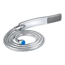 image-Hand Shower,Hand Held Shower Head Bathroom Accessories ABS Chrome Finished 150CM Stainless Steel Hose Handheld Showerheads