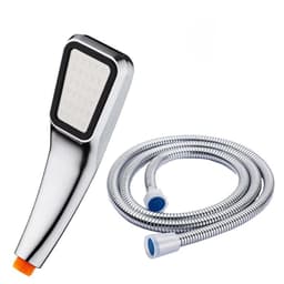 image-Hand Shower,Hand Held Shower Head Bathroom Accessories ABS Chrome Finished 150CM Stainless Steel Hose Handheld Showerheads
