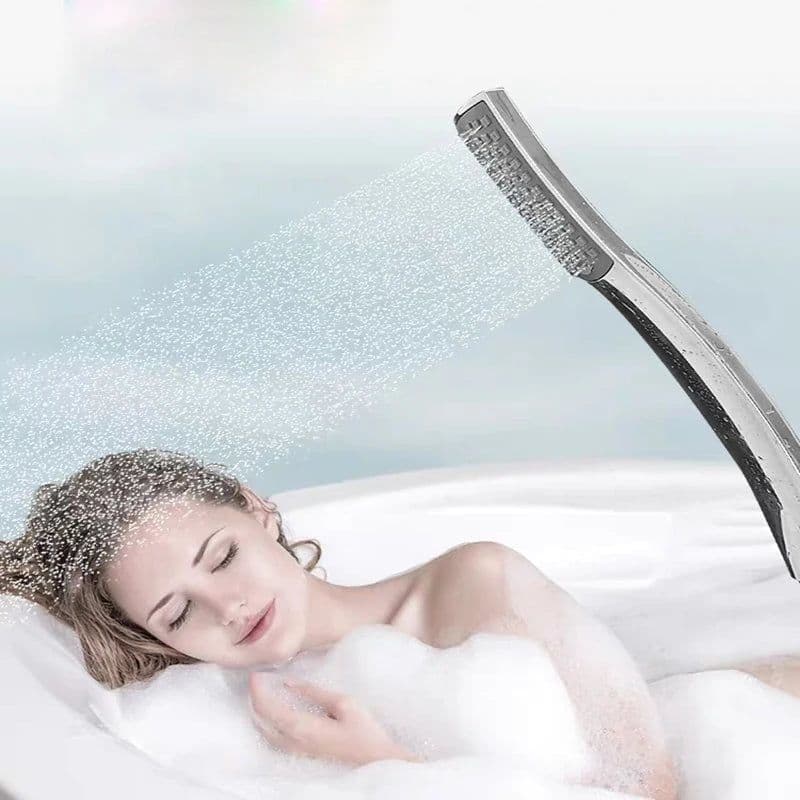 image-Hand Shower,Hand Held Shower Head Bathroom Accessories ABS Chrome Finished 150CM Stainless Steel Hose Handheld Showerheads