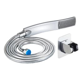 image-Hand Shower,Hand Held Shower Head Bathroom Accessories ABS Chrome Finished 150CM Stainless Steel Hose Handheld Showerheads