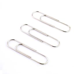 image-TUTU 10pcs/lot Effective Office Supplies Large rose gold Clip Bookmark Metal Office Accessories paper Clips Patchwork Clip W0006