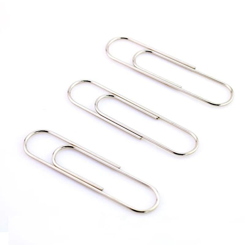 image-TUTU 10pcs/lot Effective Office Supplies Large rose gold Clip Bookmark Metal Office Accessories paper Clips Patchwork Clip W0006