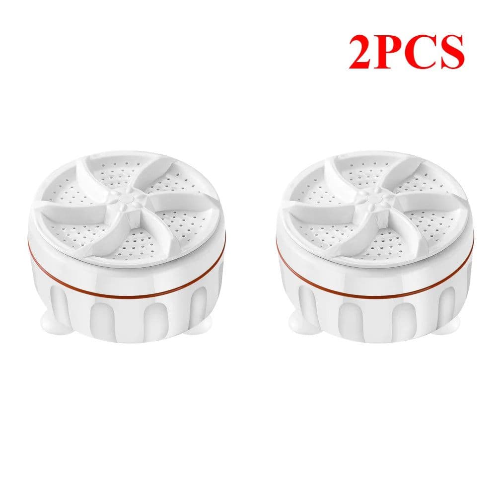 image-1-5pcs Ultrasonic Turbo Washing Machine Laundry Portable Travel Washer Air Bubble And Rotating Mini Washing Machine Mini Washing
