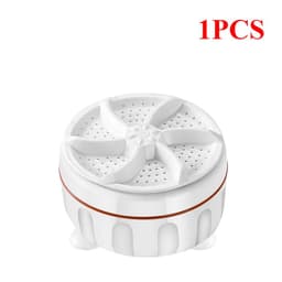 image-1-5pcs Ultrasonic Turbo Washing Machine Laundry Portable Travel Washer Air Bubble And Rotating Mini Washing Machine Mini Washing