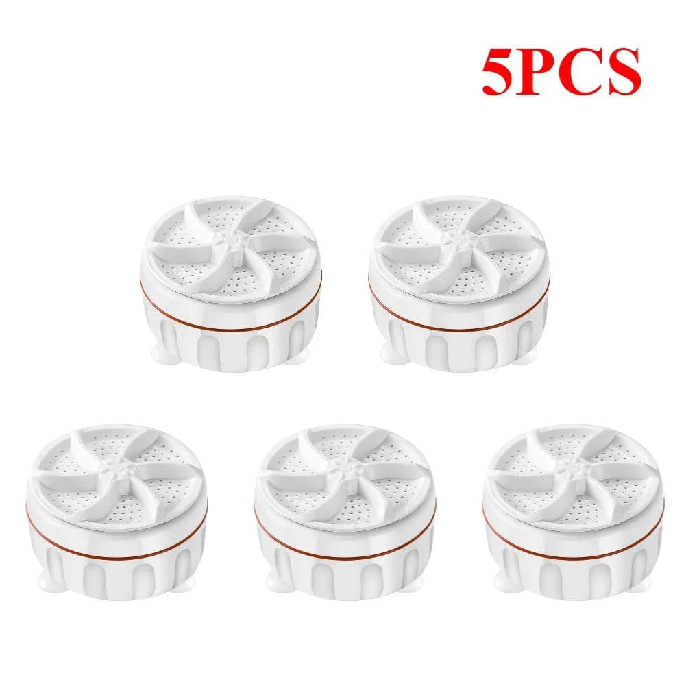 image-1-5pcs Ultrasonic Turbo Washing Machine Laundry Portable Travel Washer Air Bubble And Rotating Mini Washing Machine Mini Washing