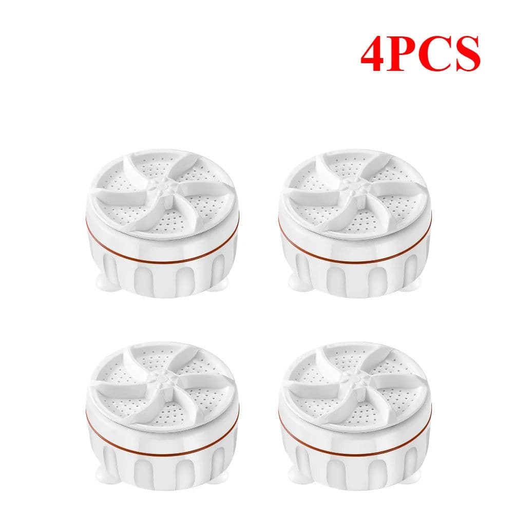 image-1-5pcs Ultrasonic Turbo Washing Machine Laundry Portable Travel Washer Air Bubble And Rotating Mini Washing Machine Mini Washing