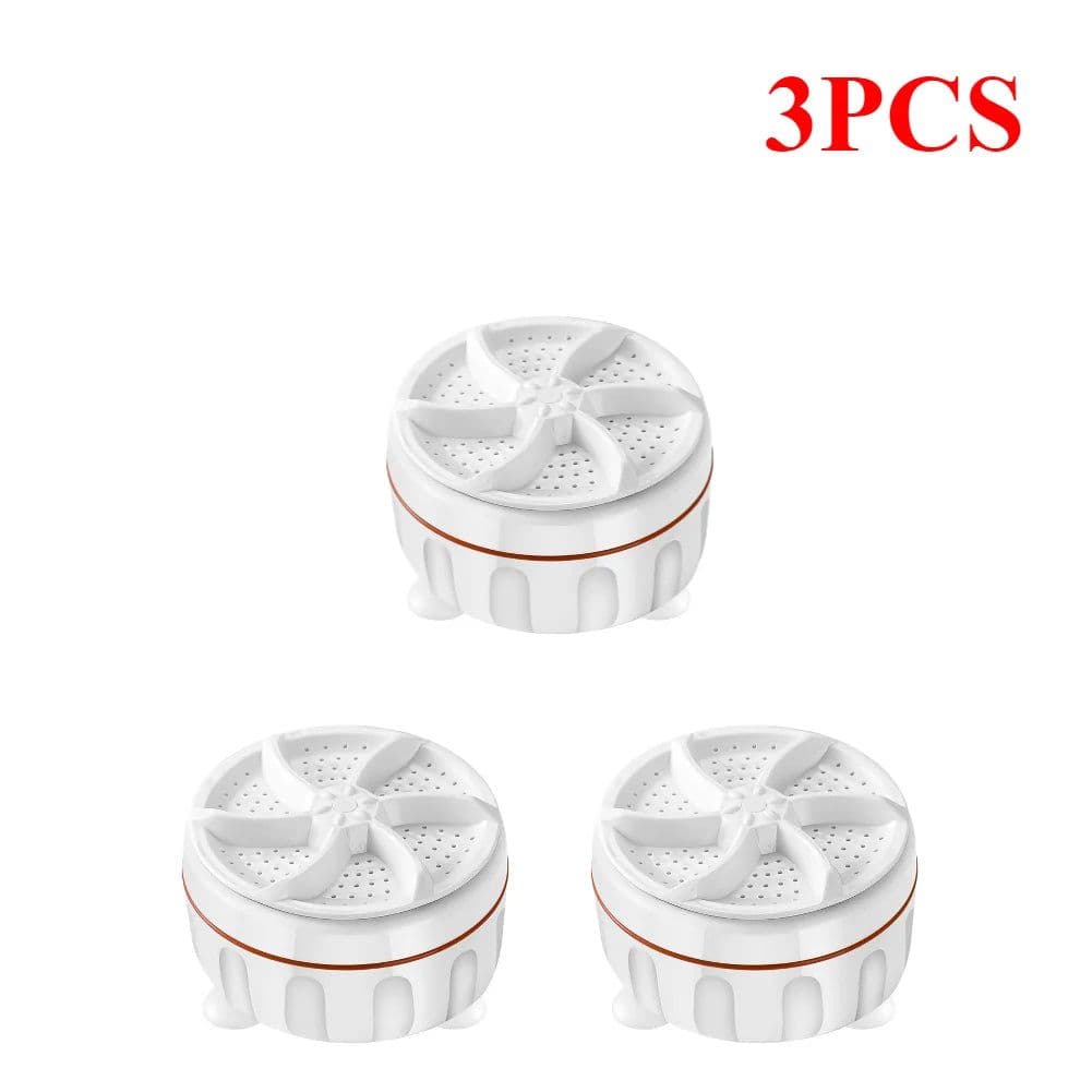 image-1-5pcs Ultrasonic Turbo Washing Machine Laundry Portable Travel Washer Air Bubble And Rotating Mini Washing Machine Mini Washing