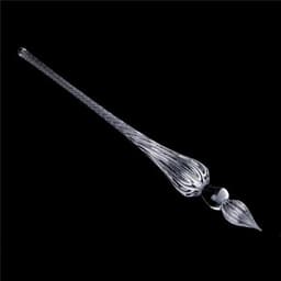 image-1 Pc Glass Drip Fountain Pen Vintage Glass Dip Dipping Pen Signature Filling Ink Fountain Pens With Gift Box New